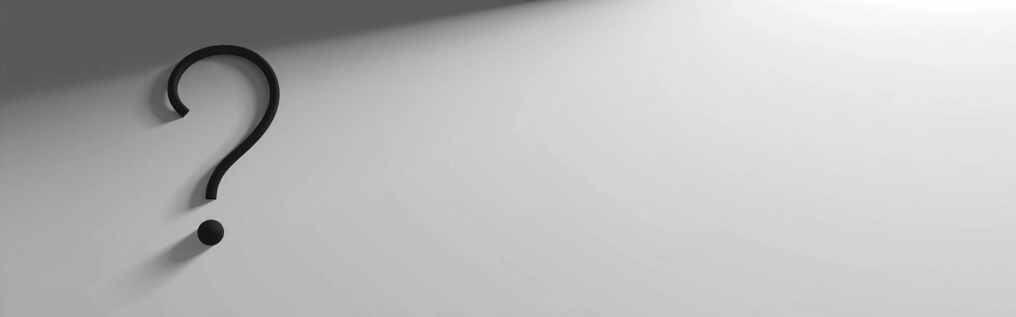 Sfondo astratto con motivo a punto interrogativo che simboleggia domande e risposte